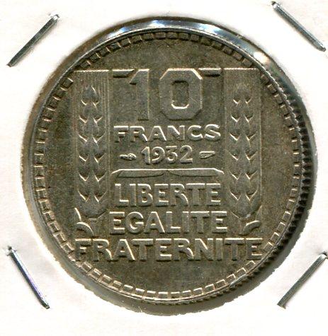 FRANCE 1932 10 FRANCS