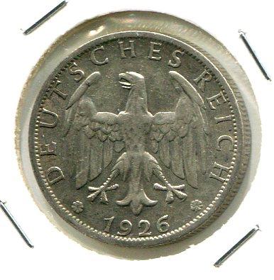 GERMANY 1926A  2 MARKS