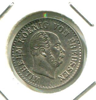 GERMANY 1865A 1/2 GROSCHEN