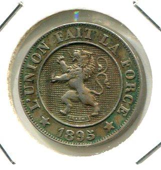 BELGIUM 1895 FR 10 CENTS SCARCE (02)