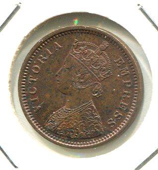 INDIA BR. 1895 1/2 PICE