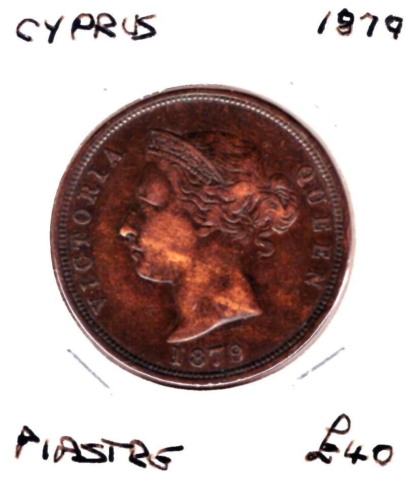 CYPRUS 1879 PIASTRE