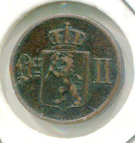 NORWAY 1876 1 ORE (05)
