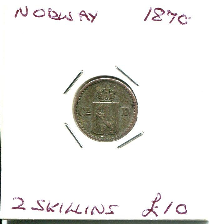 NORWAY 1870 2 SKILLING (02)