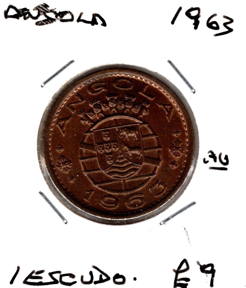 ANGOLA 1963 1 ESCUDO