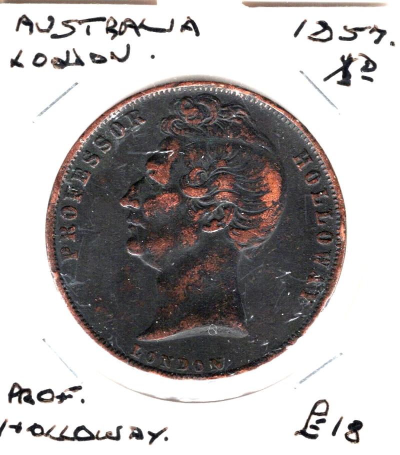 AUSTRALIA 1857 1D TOKEN (LONDON)