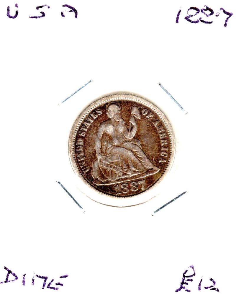 USA 1887 DIME