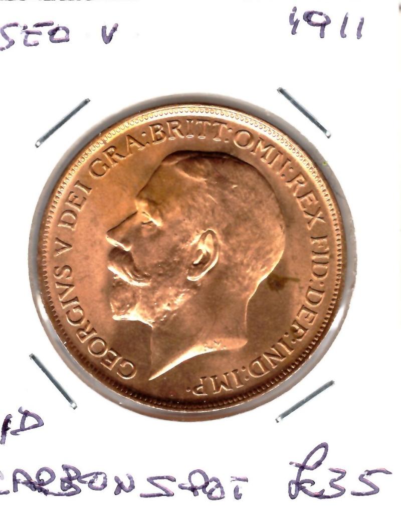 GB 1911 PENNY BU