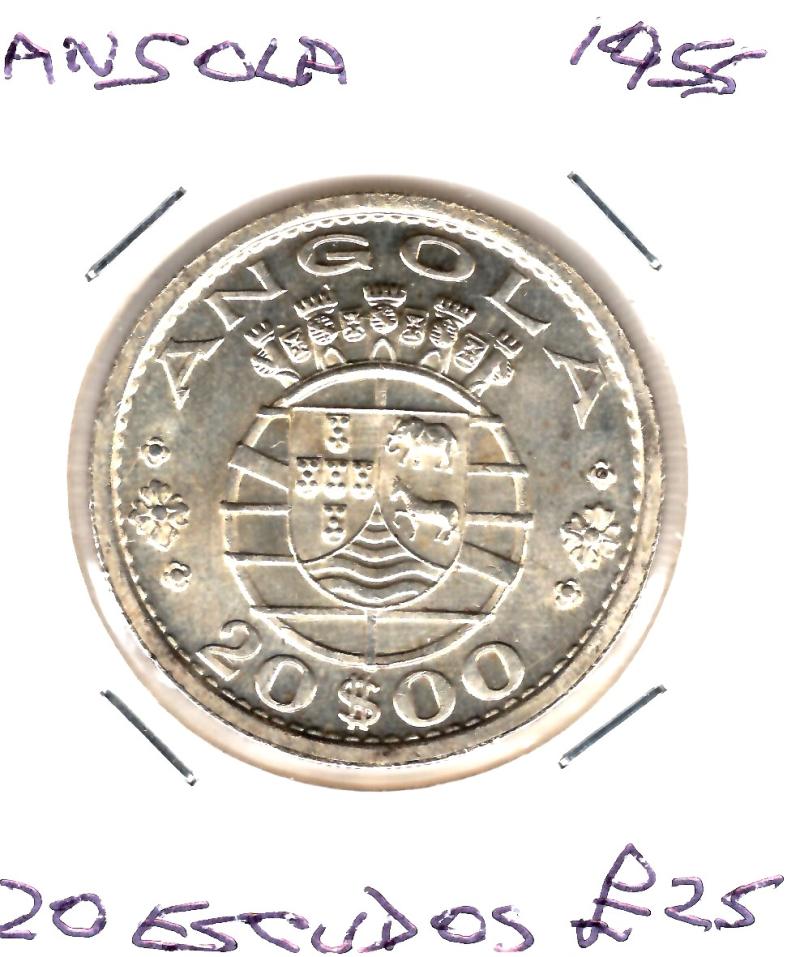 Angola 1955 20 Escudos