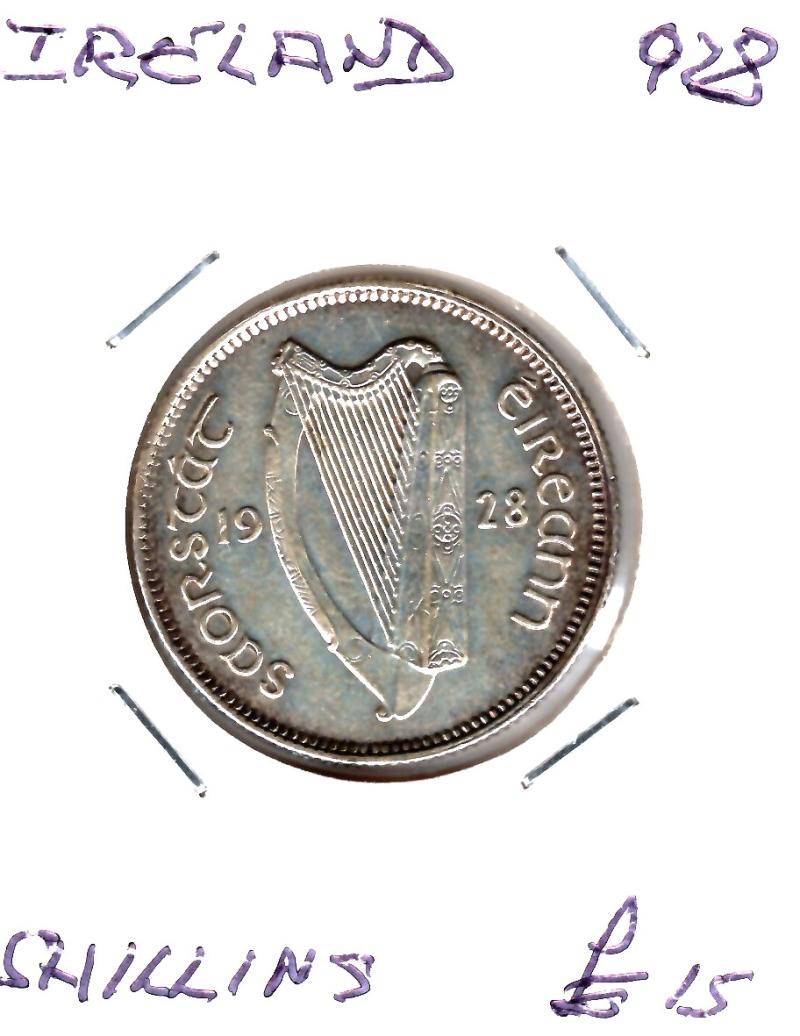 IRELAND 1928 SHILLING