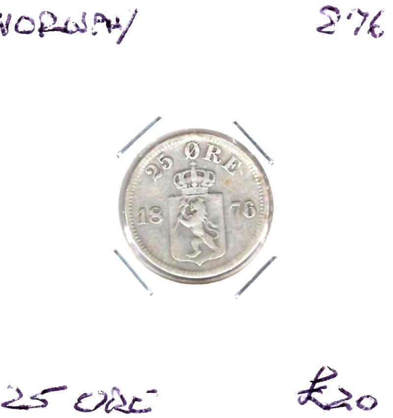 NORWAY 1876 25 ORE (01)