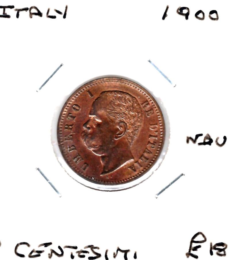 ITALY 1900 2 CENTS