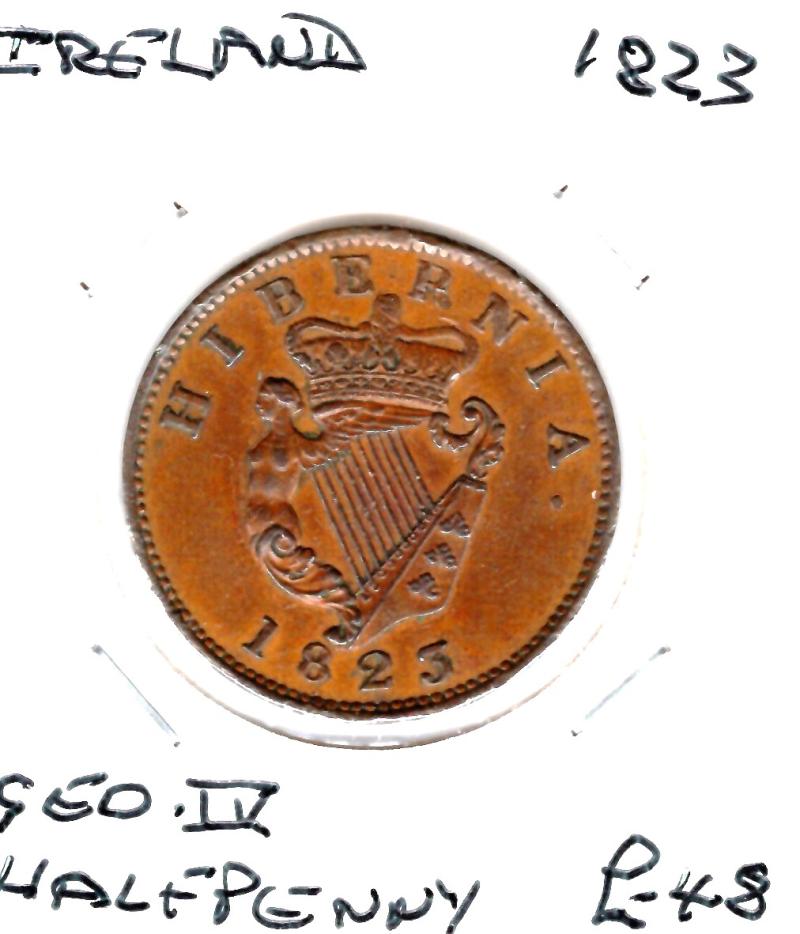 IRELAND 1823 1/2D