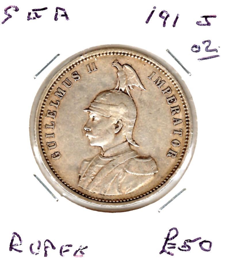 GERMAN EAST AFRICA 1911J (02) RUPEE