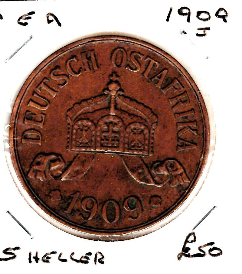 GERMAN EAST AFRICA 1909J 5 HELLER (02)