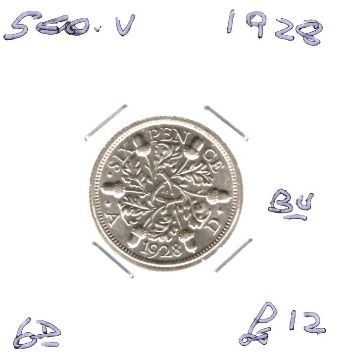 GB 1928 GEORGE V 6D