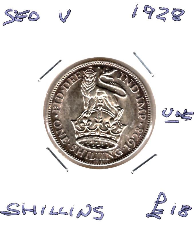 GB 1928 GEORGE V SHILLING
