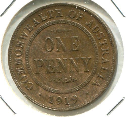 AUSTRALIA 1919 PENNY 'RARE'