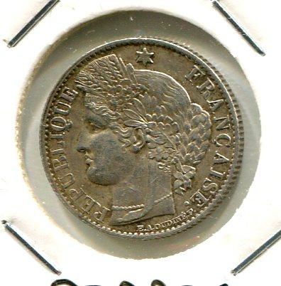 FRANCE 1873A 50 CENTS 'SCARCE'