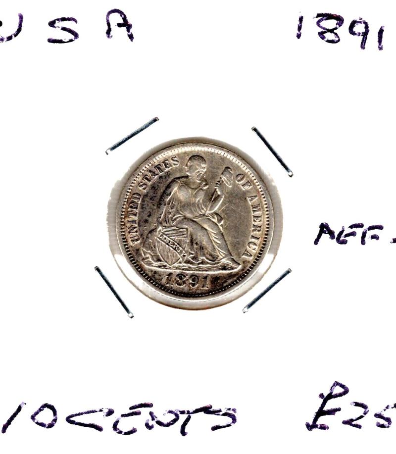 USA 1891 DIME