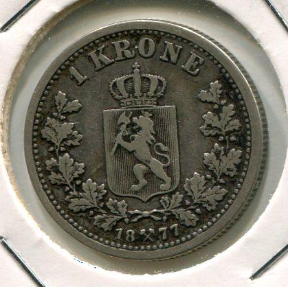 NORWAY 1877 KRONE (04)