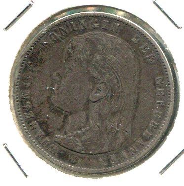 NETHERLANDS 1897 GUILDER