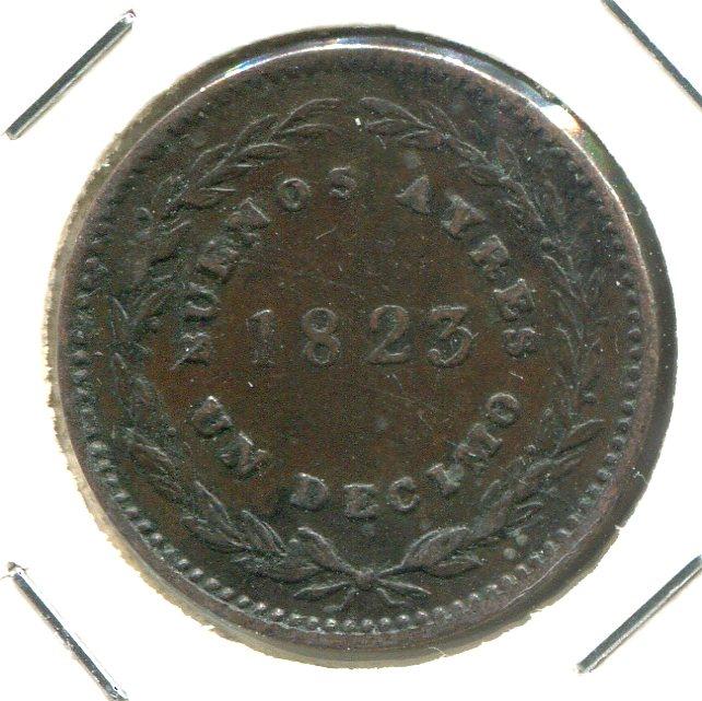 ARGENTINA 1823 DECIMO